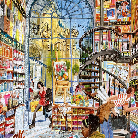 eeBoo: Artist Provisions Square Puzzle - 1000pc