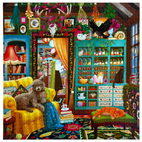 eeBoo: Sorcerers Den Square Puzzle - 1000pc