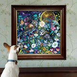 eeBoo: Moon Garden Square Puzzle - 1000pc