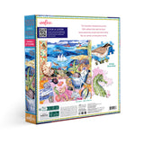 eeBoo: Seashells by the Shore Square Puzzle - 1000pc
