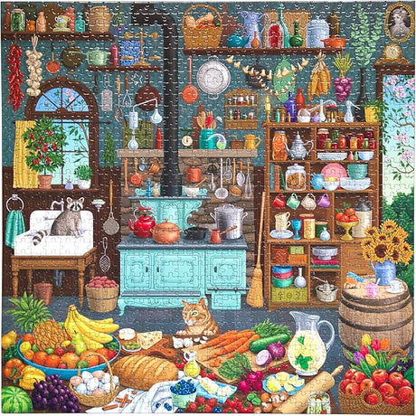 eeBoo: Alchemists Kitchen Square Puzzle - 1000pc
