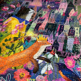 eeBoo: Cat and the Castle Square Puzzle - 1000pc