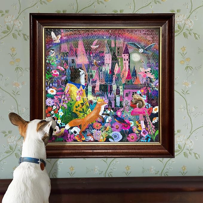 eeBoo: Cat and the Castle Square Puzzle - 1000pc