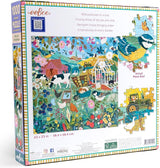 eeBoo: English Hedgerow Square Puzzle - 1000pc