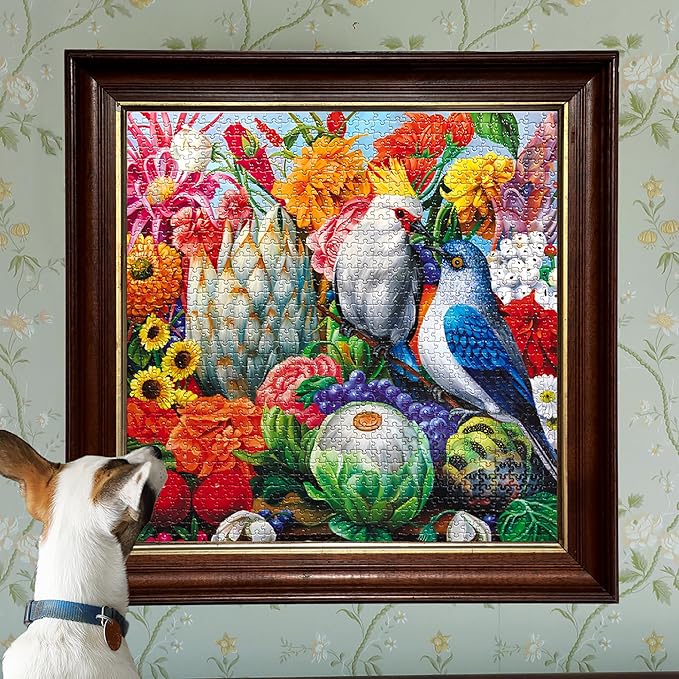 eeBoo: Magical Fruits Square Puzzle - 1000pc