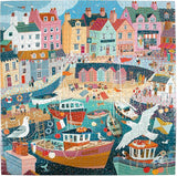 eeBoo: Seaside Harbor Square Puzzle - 1000pc