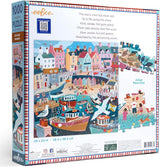 eeBoo: Seaside Harbor Square Puzzle - 1000pc