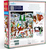 eeBoo: The Little Tree Square Puzzle - 1000pc