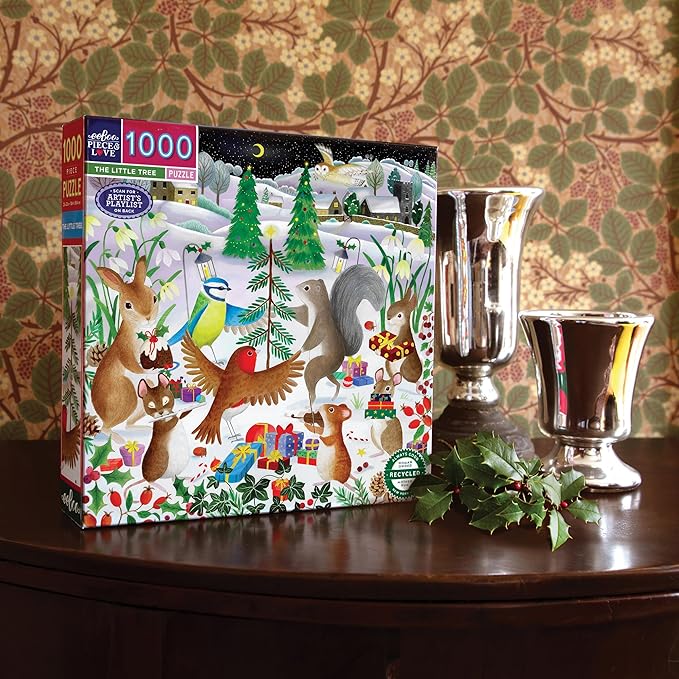 eeBoo: The Little Tree Square Puzzle - 1000pc