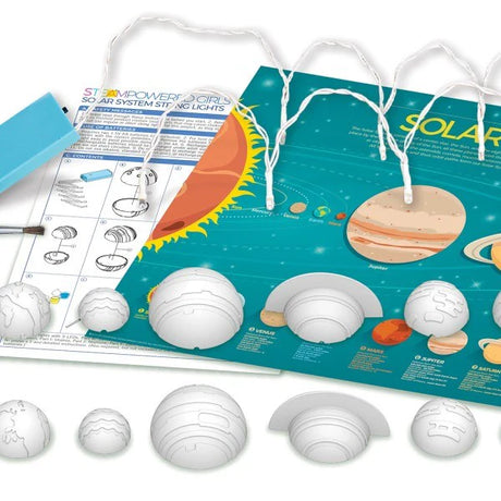4M: STEAM Powered Kids Solar System String Lights Kit