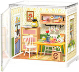 Rolife: Floral Dining Room - Super Creator Plastic DIY Miniature Puzzle