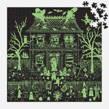 Galison House, Glow in the Dark Puzzle - 500 Piece