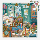 Galison Bookshop Afternoon Foil Puzzle - 500 Piece