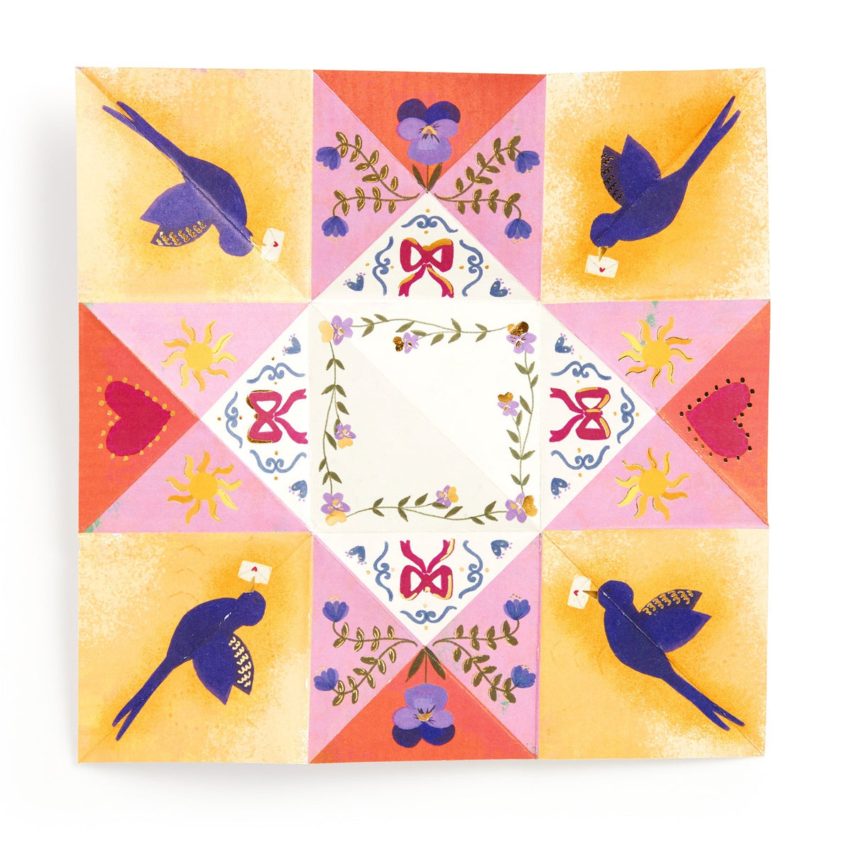 Galison Joy Laforme Charm Cards, 12 cards, 90 Pieces of Confetti