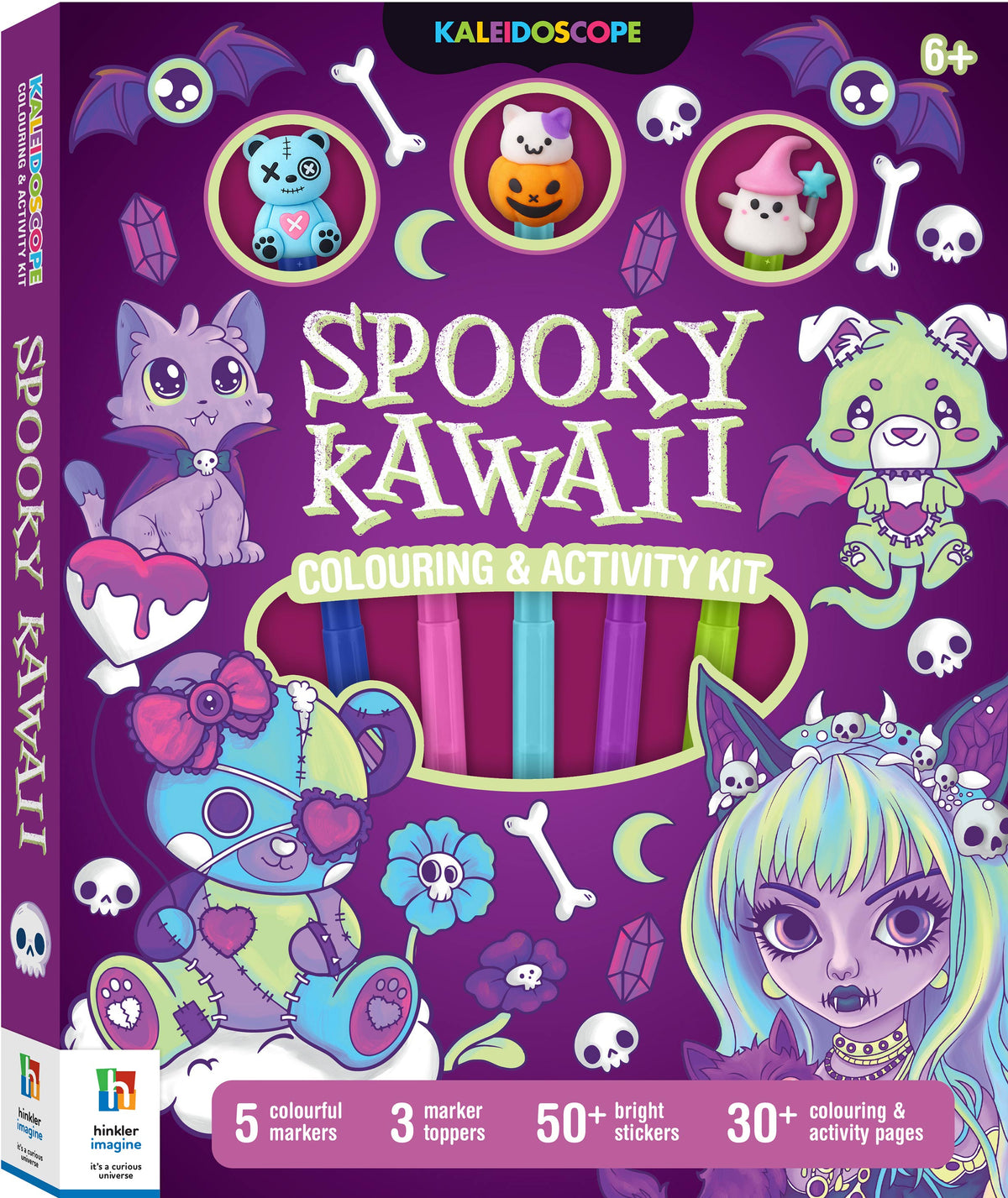Hinkler: Colouring Kit - Spooky Kawaii