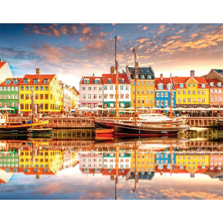 Mindbogglers 1000pc Jigsaw Puzzle - Nyhavn Copenhagen Denmark