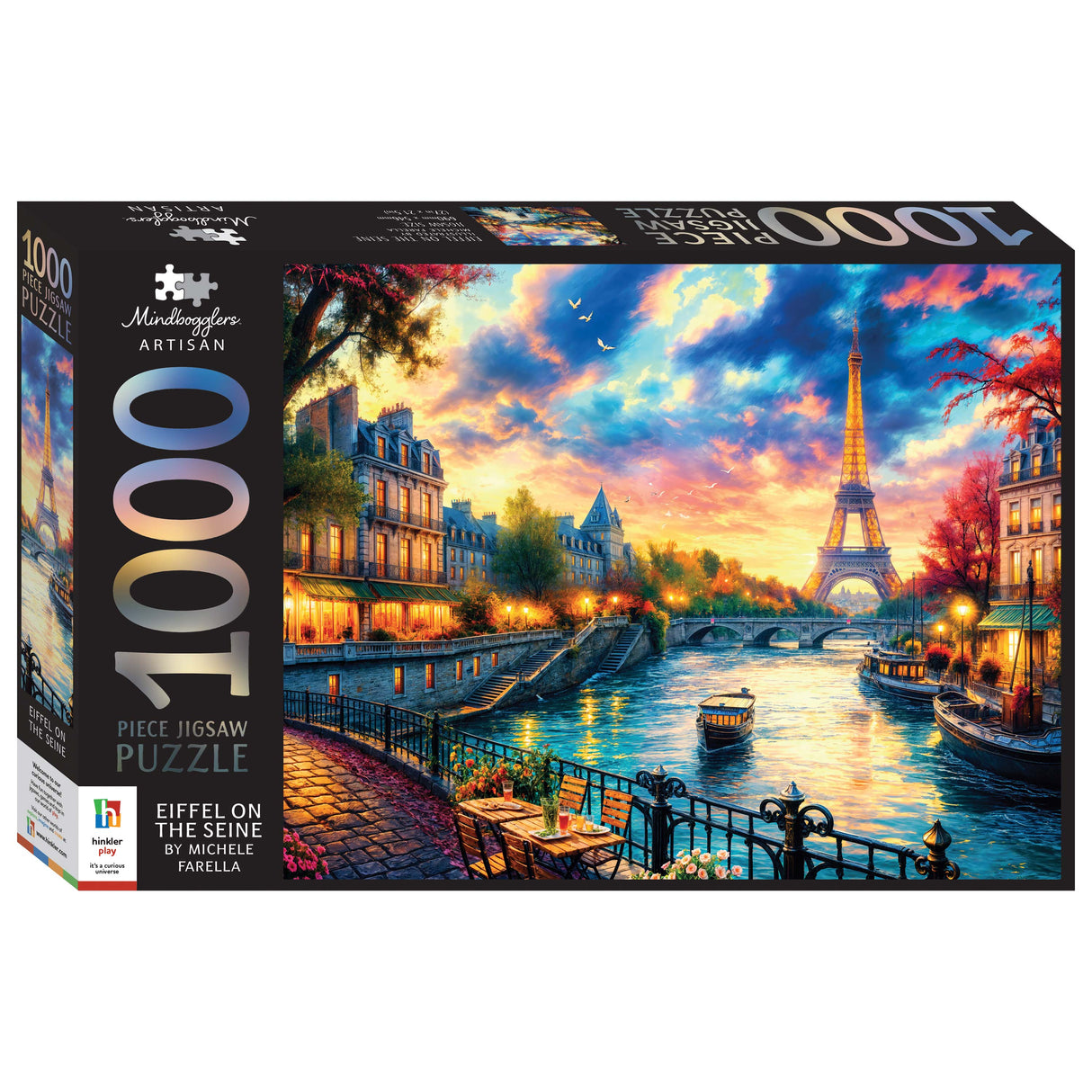 Mindbogglers Artisan 1000pc Jigsaw Puzzle - Eiffel on the Seine