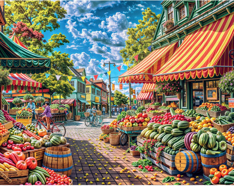 Mindbogglers Artisan 1000pc Jigsaw Puzzle - Farmers Market