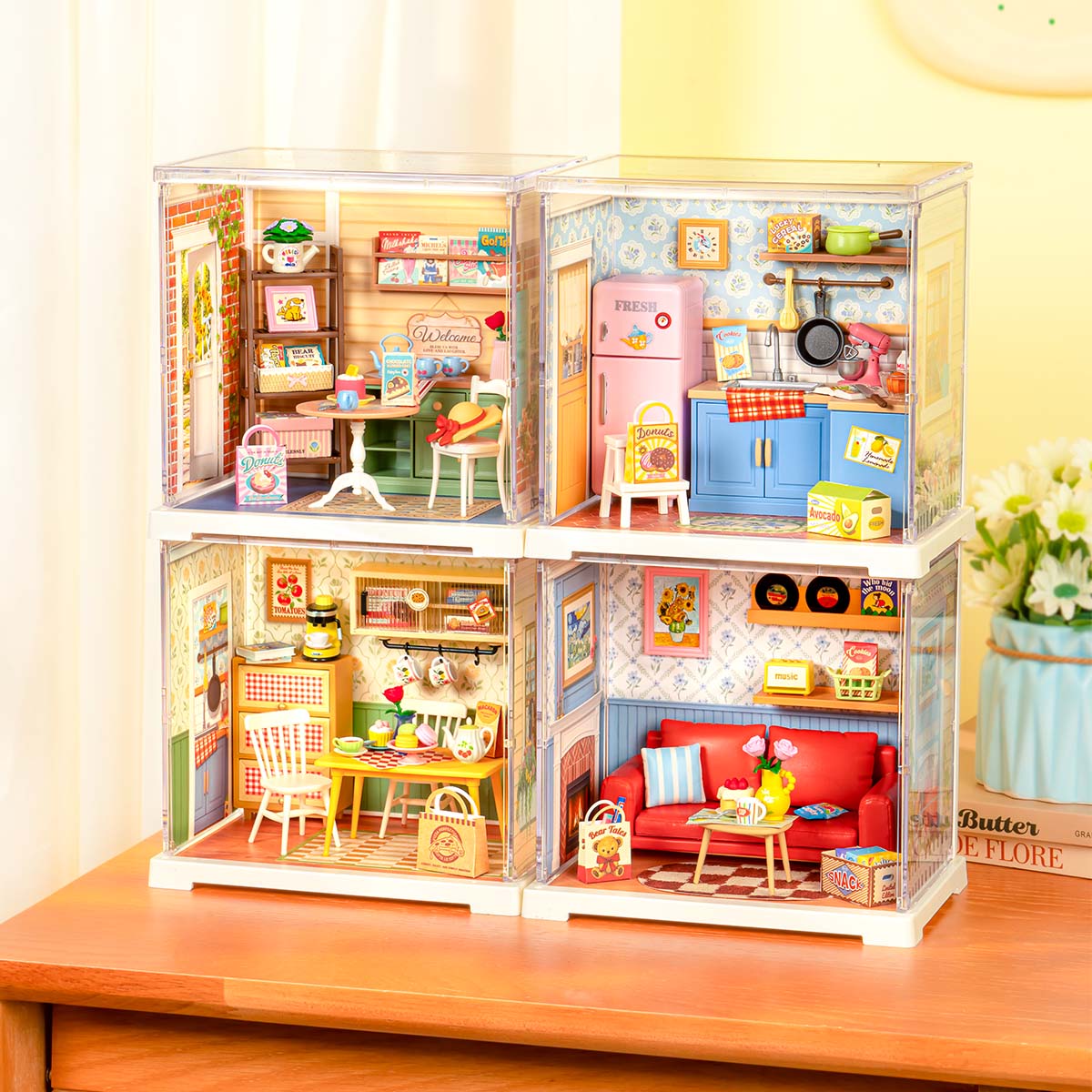 Rolife: Homely Baking Kitchen - Super Creator Plastic DIY Miniature Puzzle