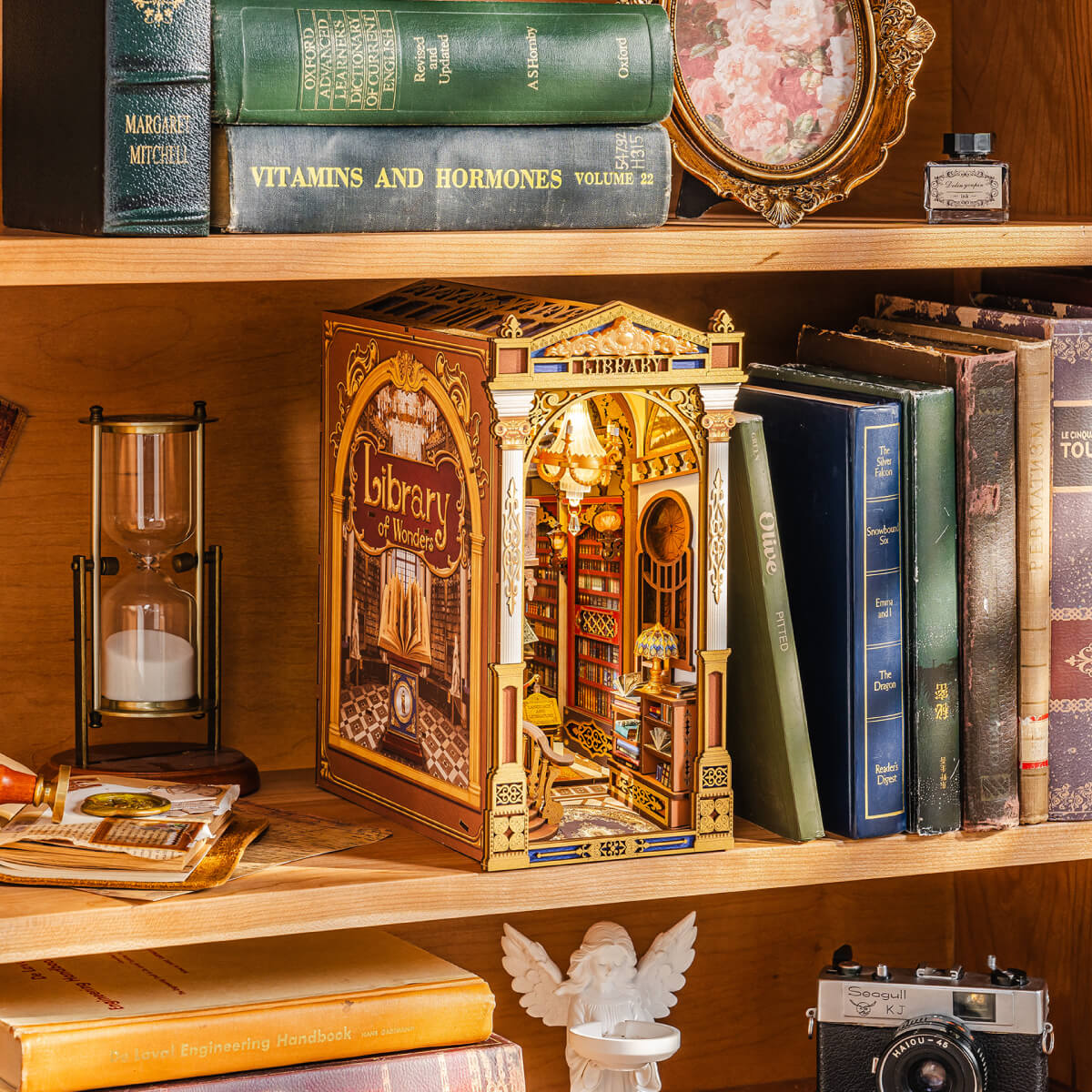 Rolife Library of Wonders DIY Miniture Book Nook Puzzle - (TGB16)