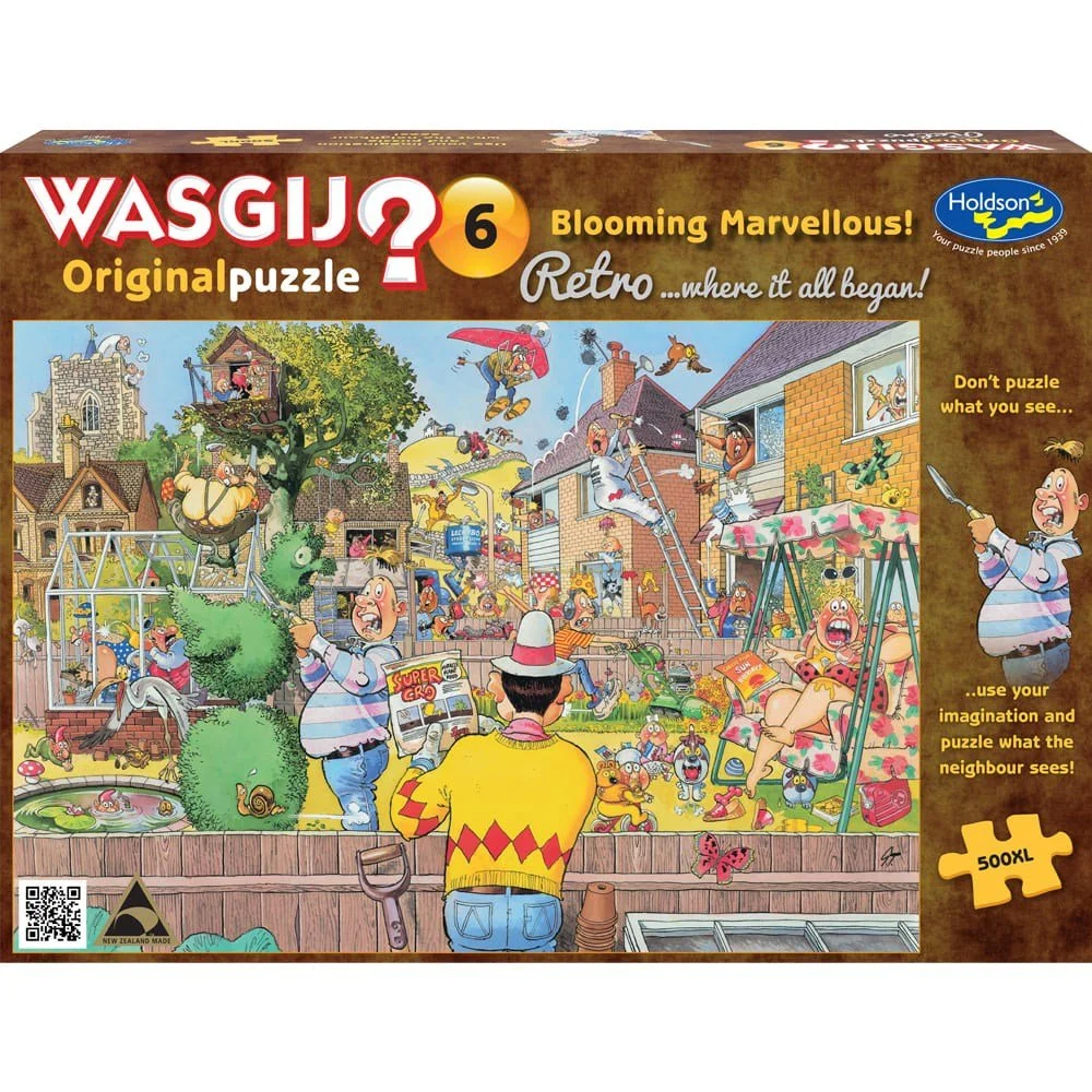 Wasgij Retro Original #6 500XL pc Puzzle Bloomin Marvellous