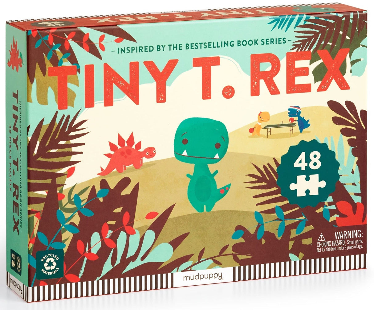 MudPuppy: Tiny T. Rex Puzzle - 48pc