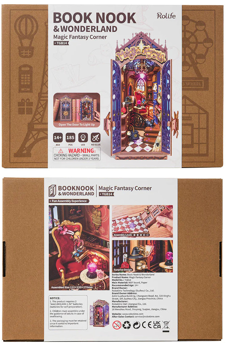 Rolife Magic Fantasy Corner DIY Miniture Book Nook Puzzle - (TGB14)