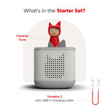 tonies: Toniebox 2 Moon Grey Starter Set - Creative Tonie Rubie