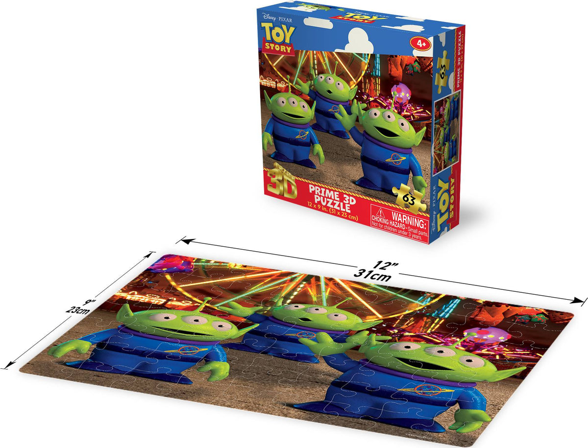Prime 3D: 100pc 3D Puzzle - Disney Toy Story - Aliens