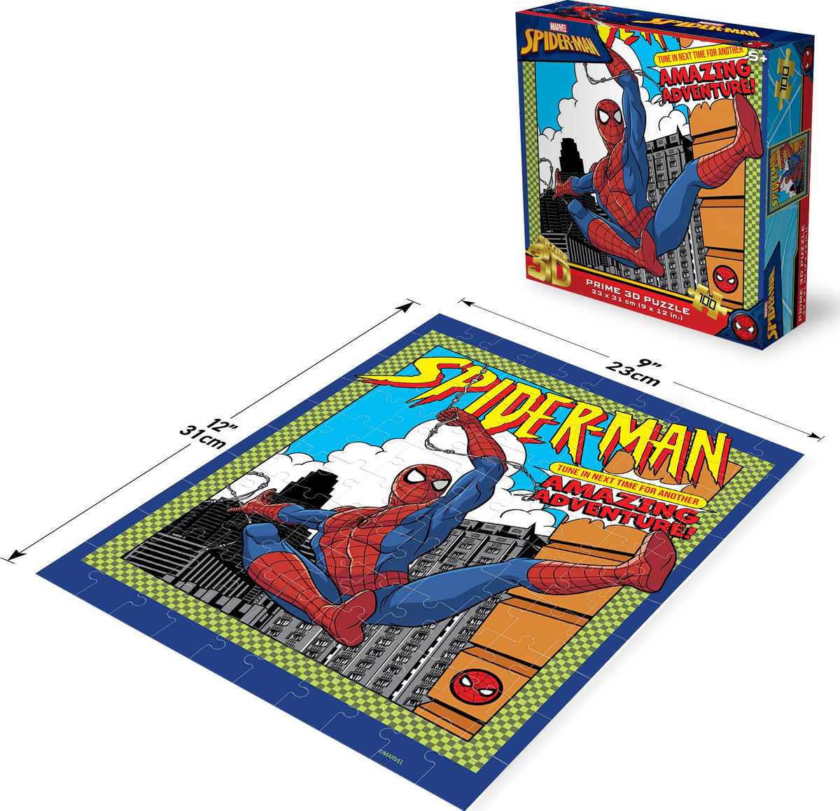 Prime 3D: 100pc 3D Puzzle - Marvel Spider-Man