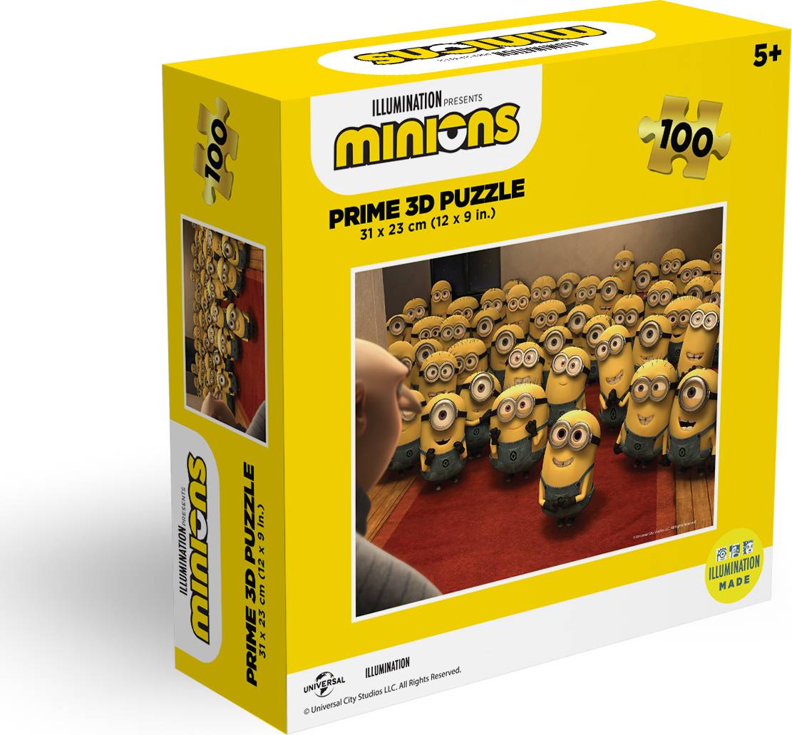 Prime 3D: 100pc 3D Puzzle - Universal Minions Crowd