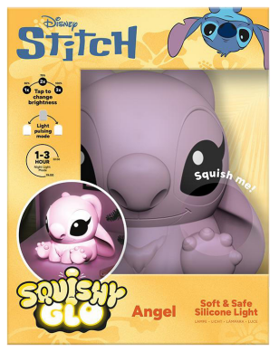 Disney Stitch Angel SquishyGlo Silicone Light