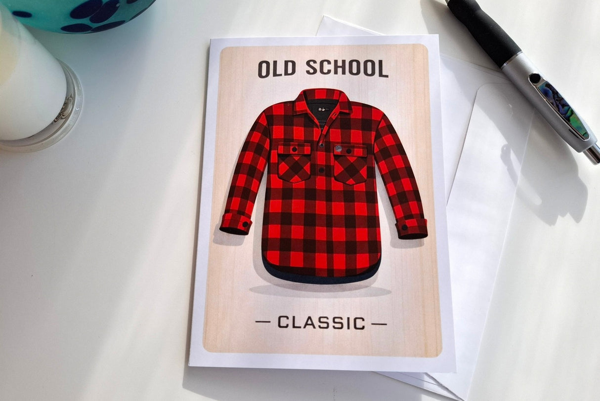 Ian Blackwell: Greeting Card - Pulling the Wool
