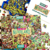 Vizzles Peter Pan's Neverland 1000pc Jigsaw Puzzle