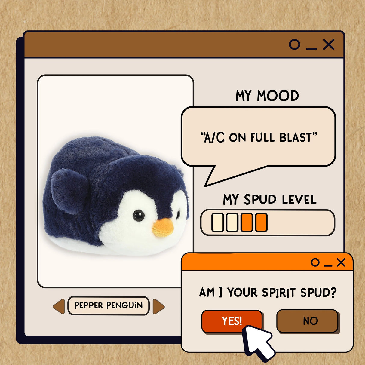 Aurora Spudsters - Pepper Penguin (25cm)