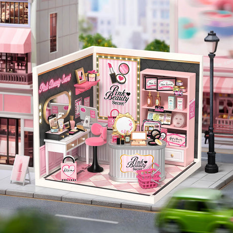 Rolife: Pink Beauty Secret - Super Creator Plastic DIY Miniature Puzzle