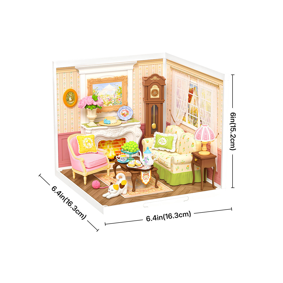 Rolife: Holiday Tea Time - Super Creator Plastic DIY Miniature Puzzle