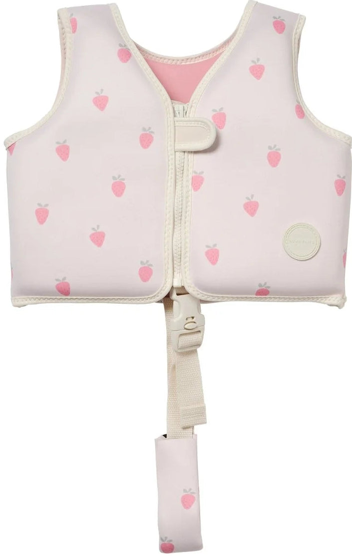 Sunnylife: Kids Swim Vest 2-3 Years - Strawberry Sunshine