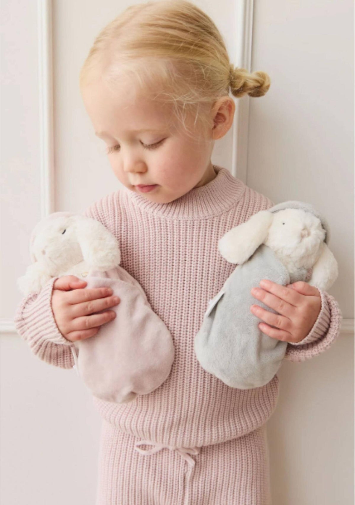Snuggle Bunnies Sleeping Penelope  - Blush (20cm)