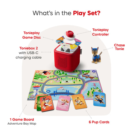 tonies: Toniebox 2 Sky Blue Play Set - Paw Patrol Chase