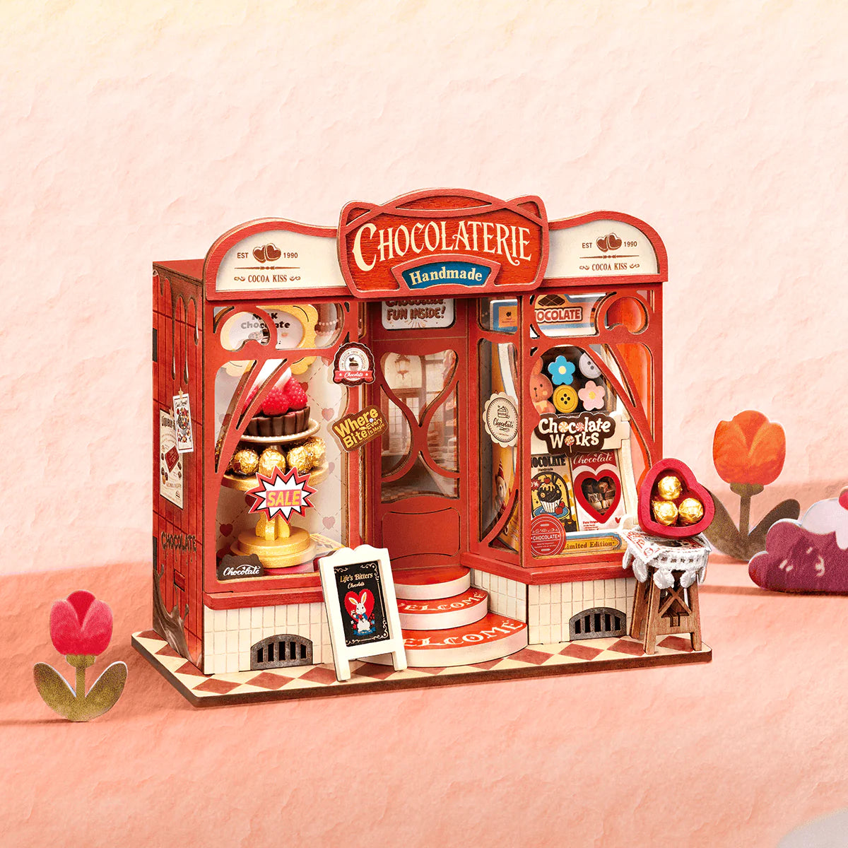 Rolife Sweet Chocolate Shop DIY Miniture Puzzle - (DS046)