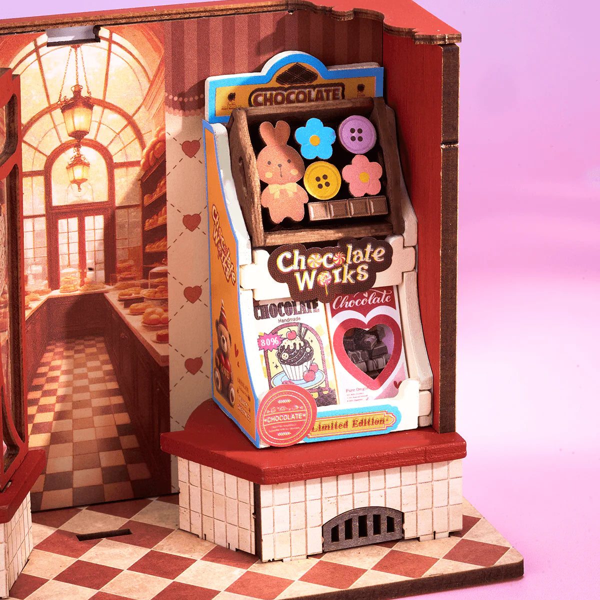 Rolife Sweet Chocolate Shop DIY Miniture Puzzle - (DS046)