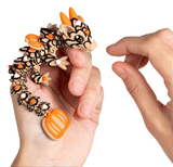 Turtle Creations: Halloween Pumpkin Cookie Dragon - Small