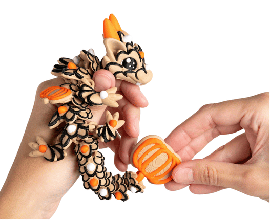 Turtle Creations: Halloween Pumpkin Cookie Dragon - Regular