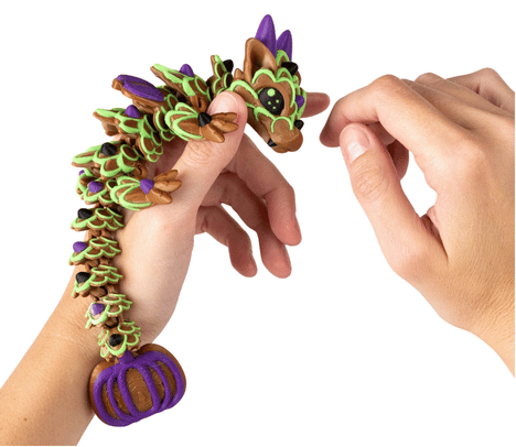 Turtle Creations: Halloween Pumpkin Cookie Dragon Witch Pumpkin - Large