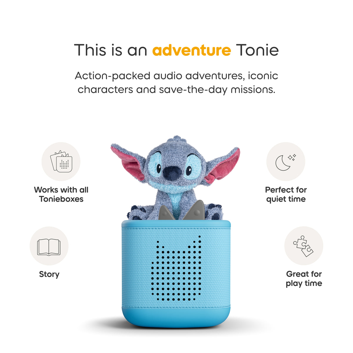 tonies: Tonies Cuddle Plush – Disney Stitch