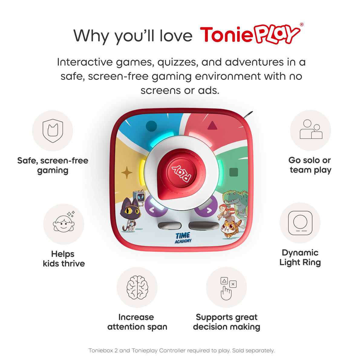 tonies: Tonieplay Time Adventurers Game