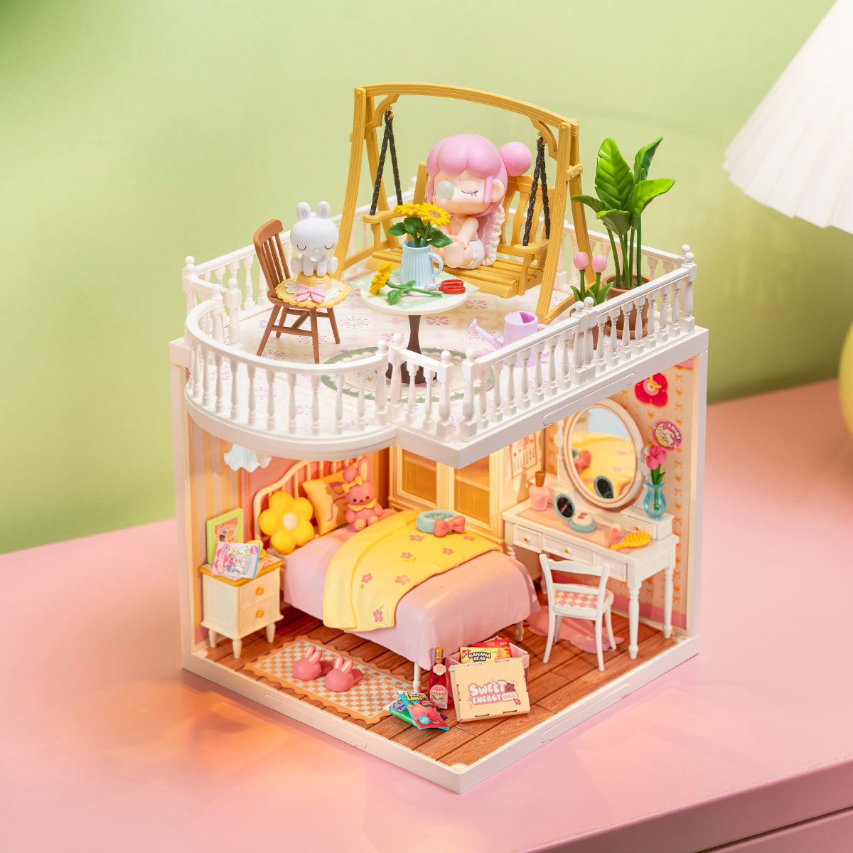 Rolife: Sunny Break Terrace - Super Creator Plastic DIY Miniature Puzzle