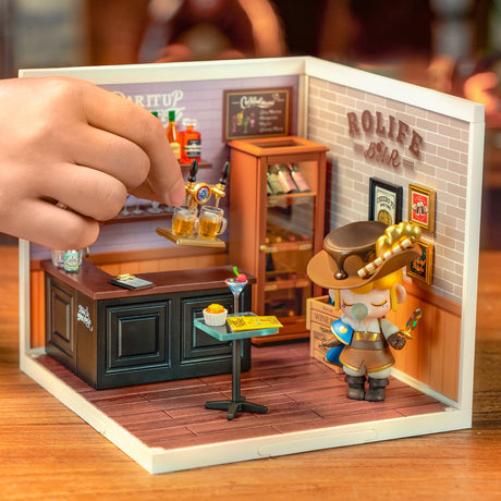 Rolife: Leisurely Cheers Bar - Super Creator Plastic DIY Miniature Puzzle