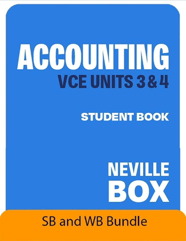 VCE Accounting Units 3&4 7e SB+WB Bundle